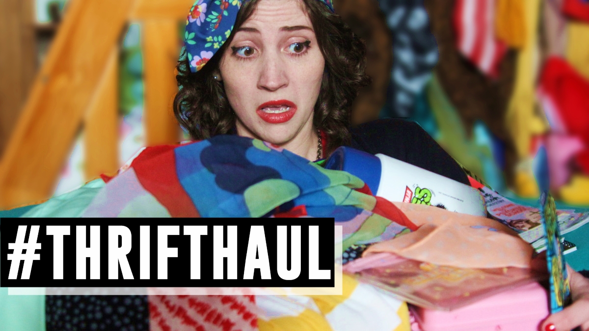 april monthly thrift haul | video