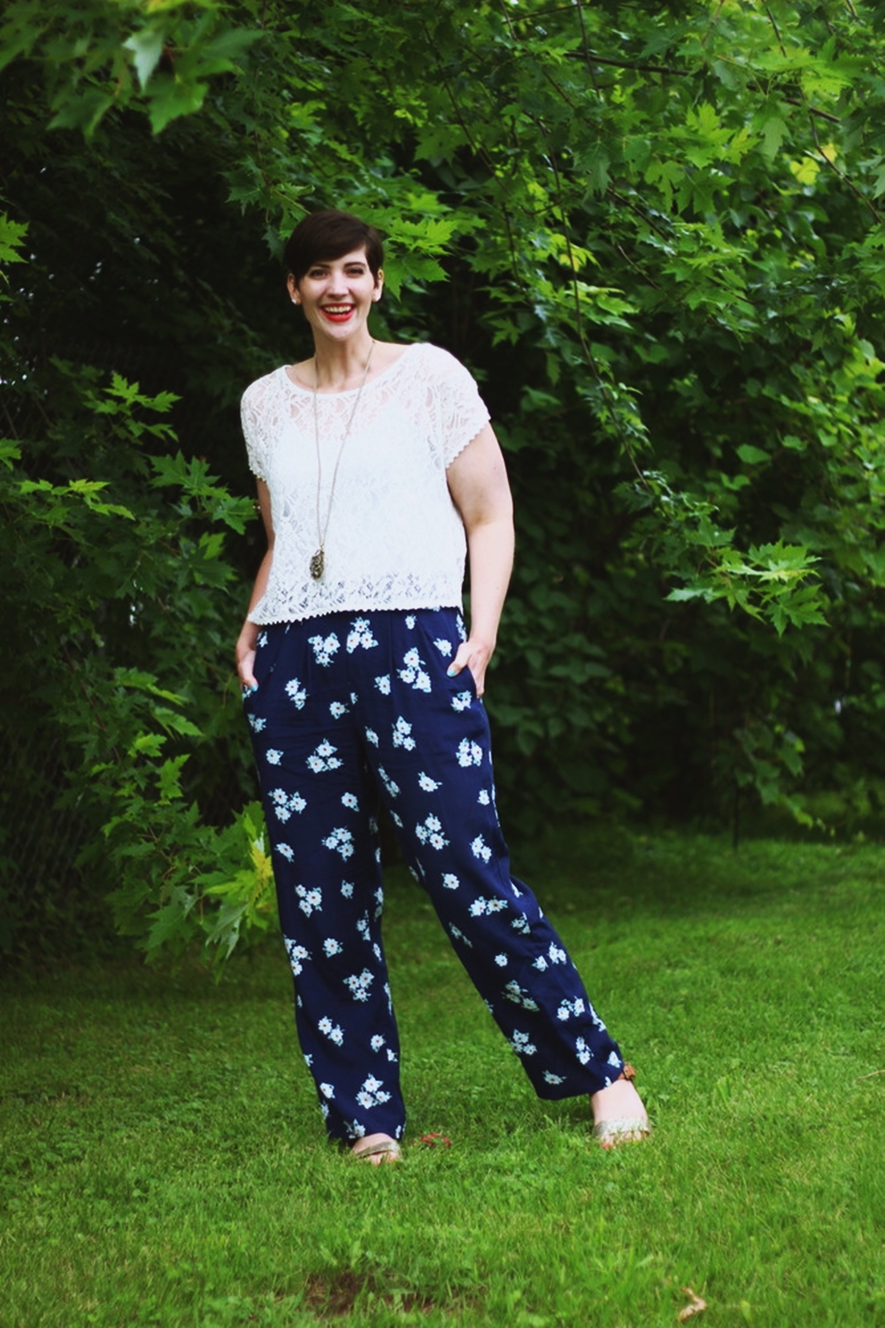 la strada floral pants