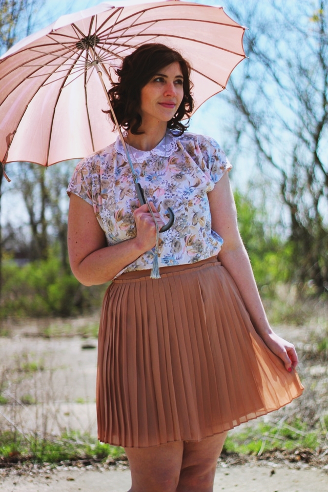 Spring Outfit Styled by Mademoiselle Ruta on The Outfit Repeater umbrella-collab-spring-outfit-08