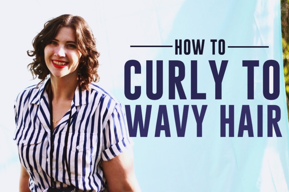 Curly To Wavy Hair Video Tutorial + Outfit | The Outfit Repeater