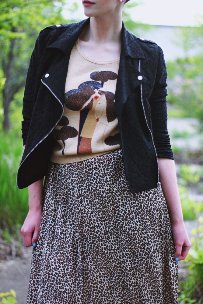 hannah rupp the outfit repeater edgy summer outfit moto jacket pixie haircut