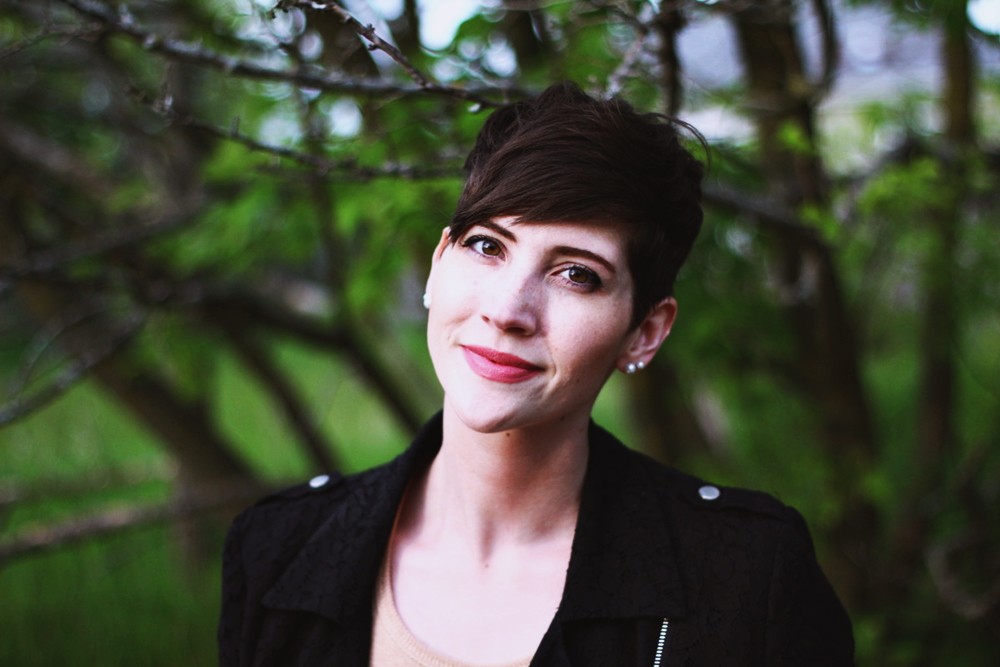 hannah rupp the outfit repeater edgy summer outfit moto jacket pixie haircut