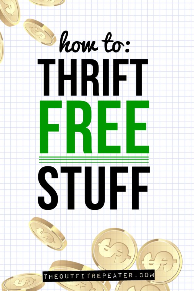 Where to Find Free Clothes + Thrift Haul Video! | theoutfitrepeater.com Where to find free clothes, how to thrift free clothes, and a thrift haul video.