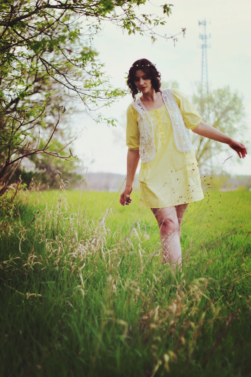 Looking Laid back in a Mellow Yellow Dress