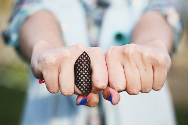 I'm A Black Friday Shopping Ninja | The Outfit Repeater DIY black cage ring for Black Friday shopping