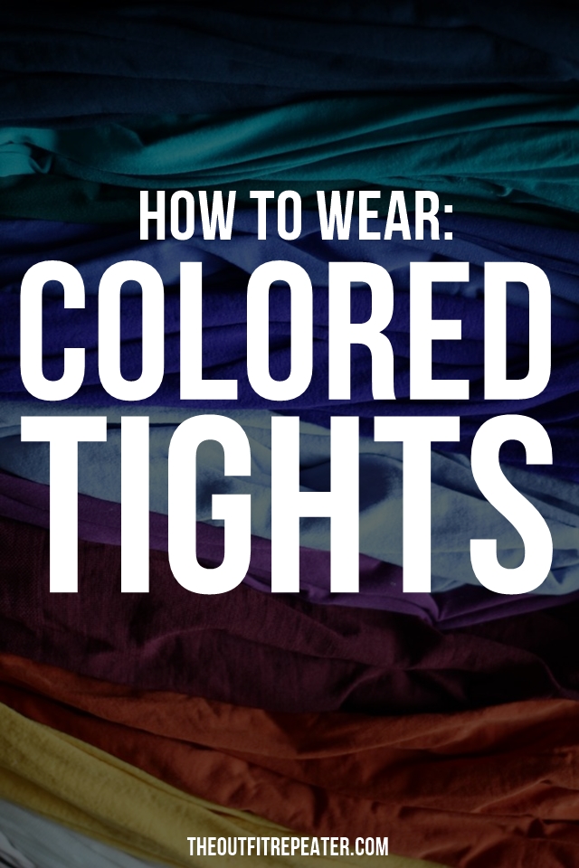 Your Ultimate Guide To Wearing Colorful Tights
