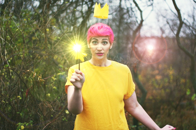 A Fairly Odd Halloween Costume | The Outfit Repeater Making magic in a Fairly OddParents Wanda Halloween costume