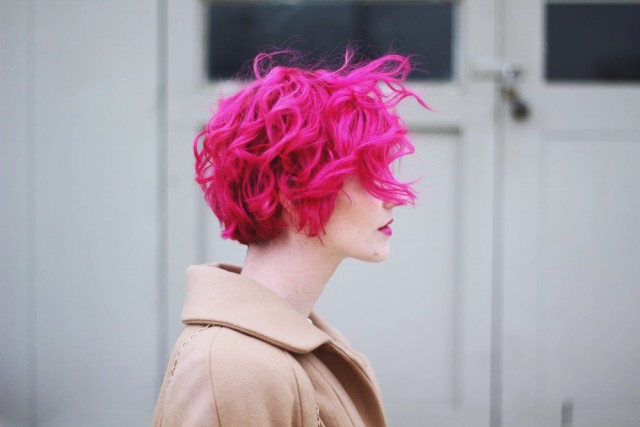 A Stylish Surprise From My Secret Santa | The Outfit Repeater Shameless pink hair selfie