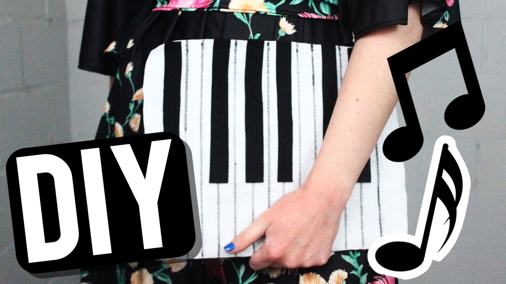 DIY Piano Keyboard Clutch | Fashion Flashback