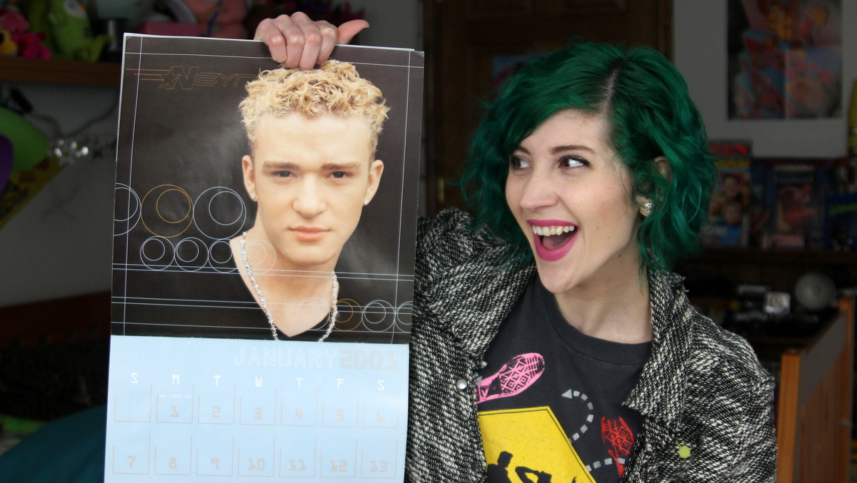 Justin Timberlake because it's going to be May. April thrift haul video