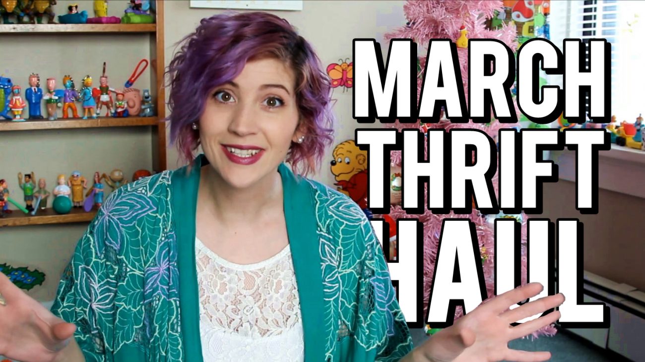 March Monthly Thrift Haul Video