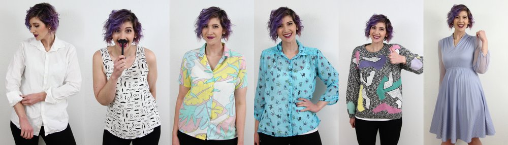 Clothes thrifted in the month of March