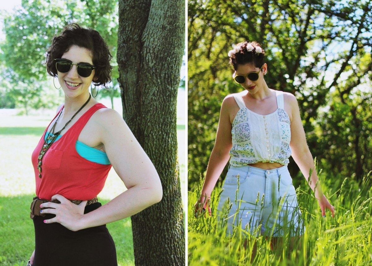 sleeveless tops summer outfits inspiration