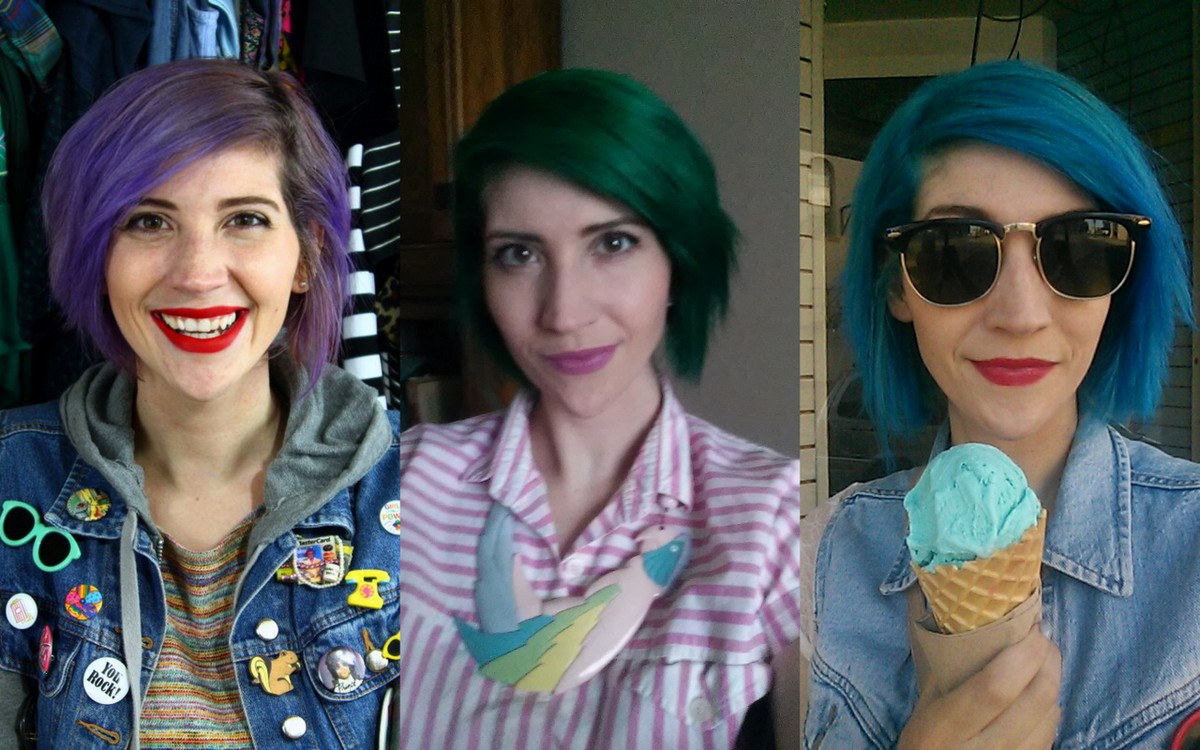 best of 2016 rewind hannah rupp the outfit repeater colorful rainbow hair