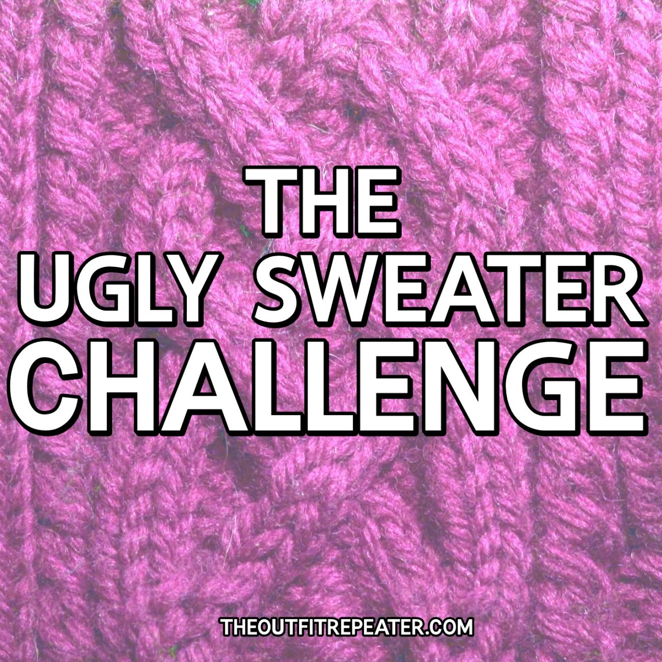 ugly sweater challenge video diy how to