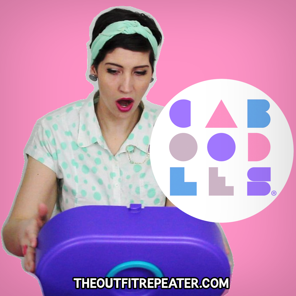 What's In My Caboodles Case? 1980s 1990s girl caboodles case makeup finger nail art storage travel colorful nostalgia throwback retro vintage thrifted video