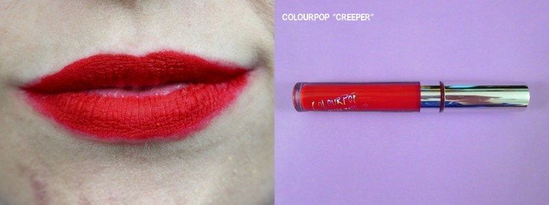 colourpop creeper red color