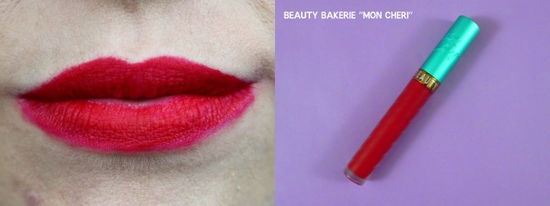 beauty bakerie lip whip mon cheri red lip color