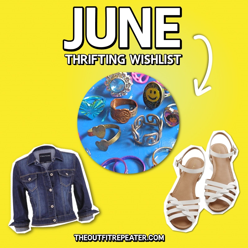 May Thrift Haul Video + June Thrifting Wishlist | theoutfitrepeater.com june Thrifting Wishlist, Hannah Rupp, The Outfit Repeater