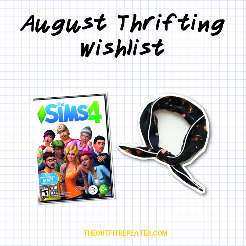 July Thrift Haul Video + August Thrifting Wishlist