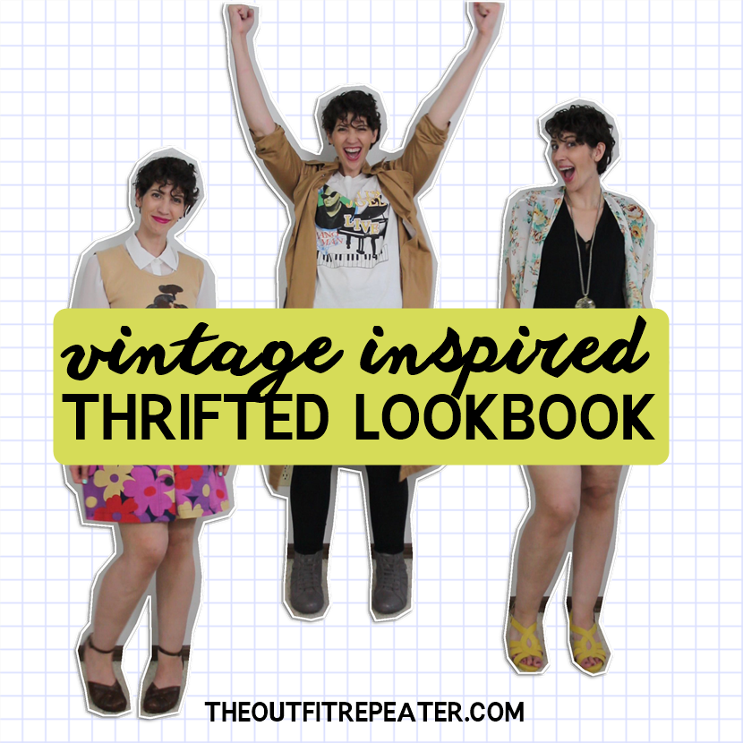 A Vintage Inspired Thrifted Lookbook Video