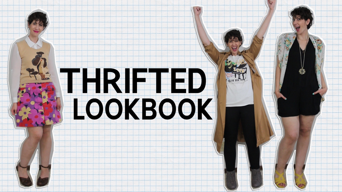 A Vintage Inspired Thrifted Lookbook Video