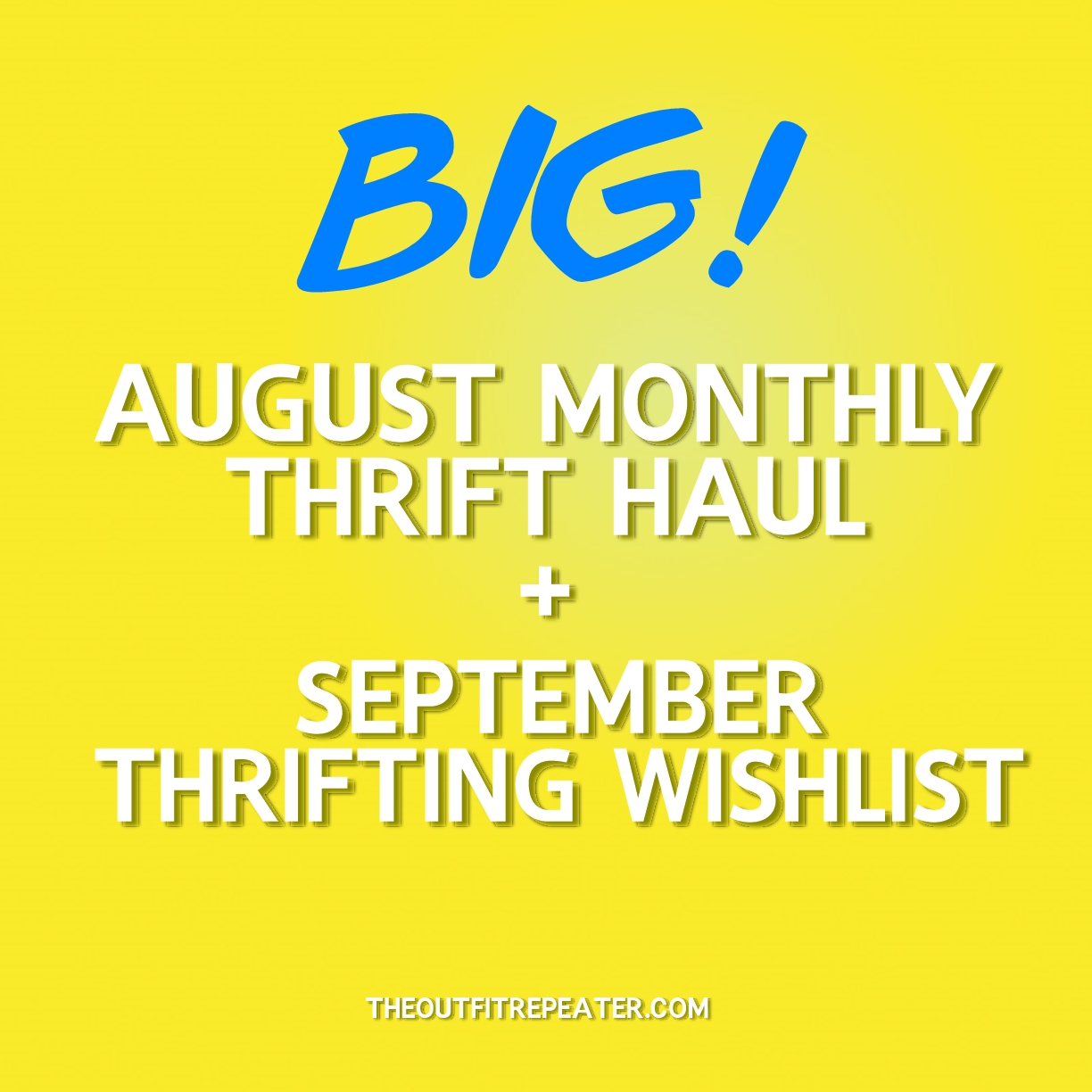 August Monthly Thrift Haul + September Thrifting Wishlist | theoutfitrepeater.com August Monthly Thrift Haul + September Thrifting Wishlist