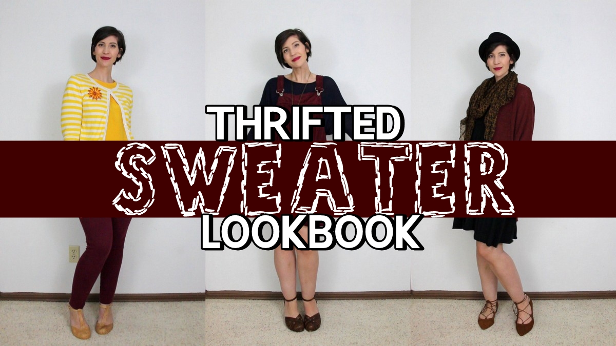 Sweater Weather Thrifted Lookbook
