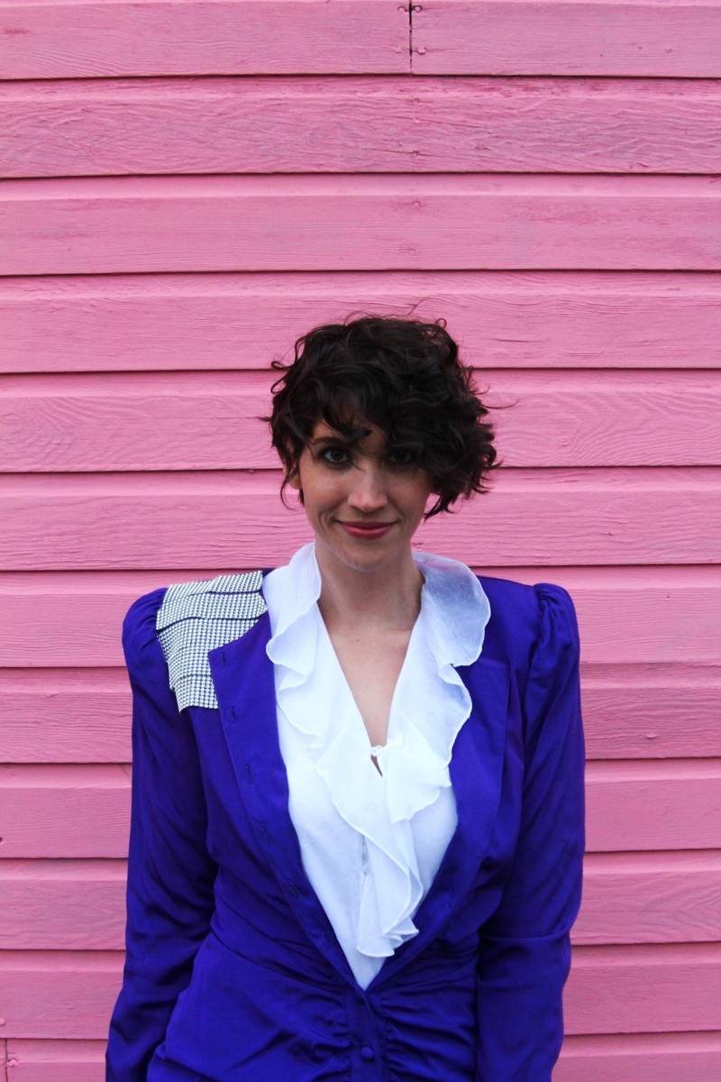 the outfit repeater hannah rupp prince halloween costume diy thrifted 1980s vintage retro idea inspired purple rockstar