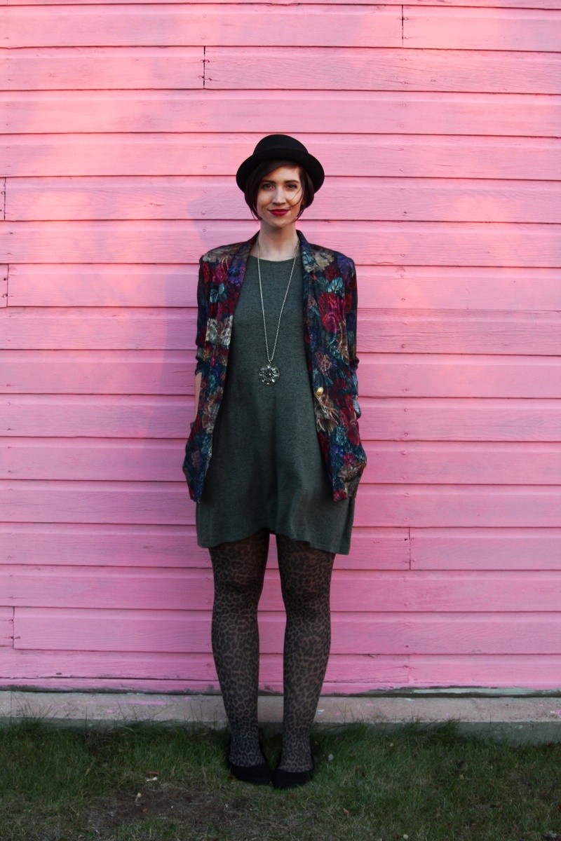 the outfit repeater hannah rupp how to wear leopard print tights outfit for fall