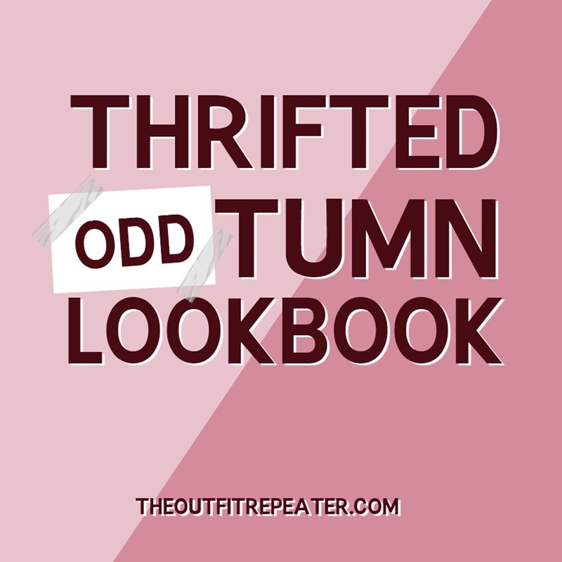 the outfit repeater hannah rupp outfit ideas thrifted autumn fall lookbook video