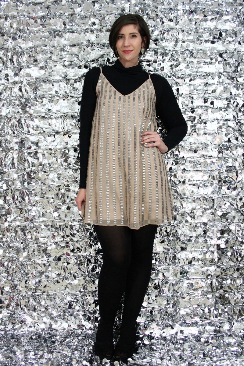 How To Wear Your New Years Eve Dress Now & Later | theoutfitrepeater.com the outfit repeater hannah rupp new years eve sequin dress day to night style