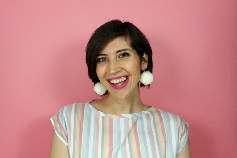 DIY Pom-pom Earrings in Under 5 Minutes!