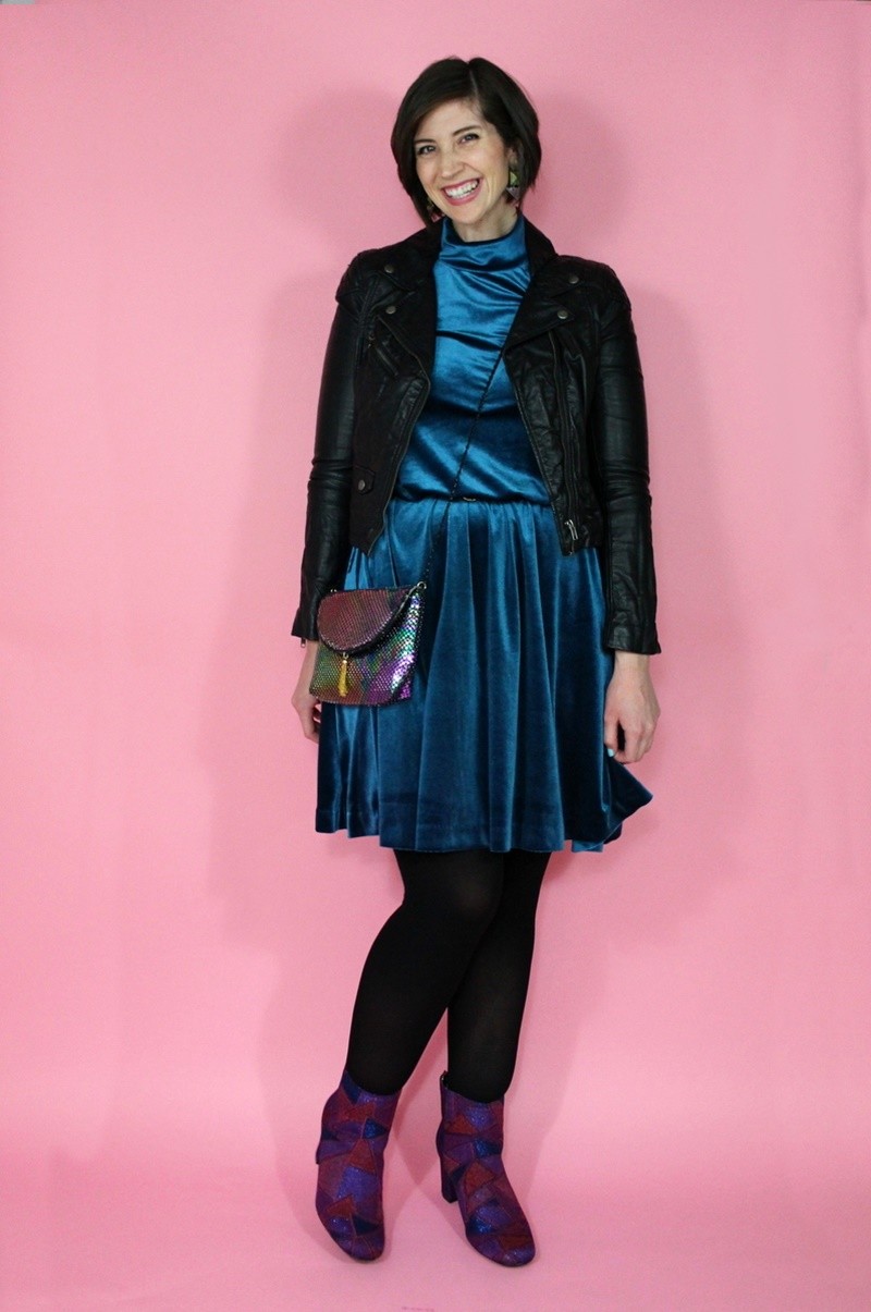 the outfit repeater hannah rupp girls night out ladies evening eshakti dress thrifted vintage