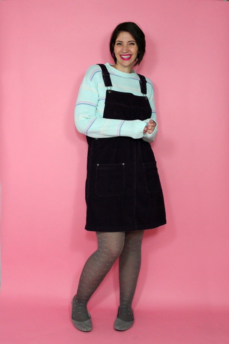 Winter Capsule Wardrobe Challenge hannah rupp the outfit repeater vintage thrifted cute