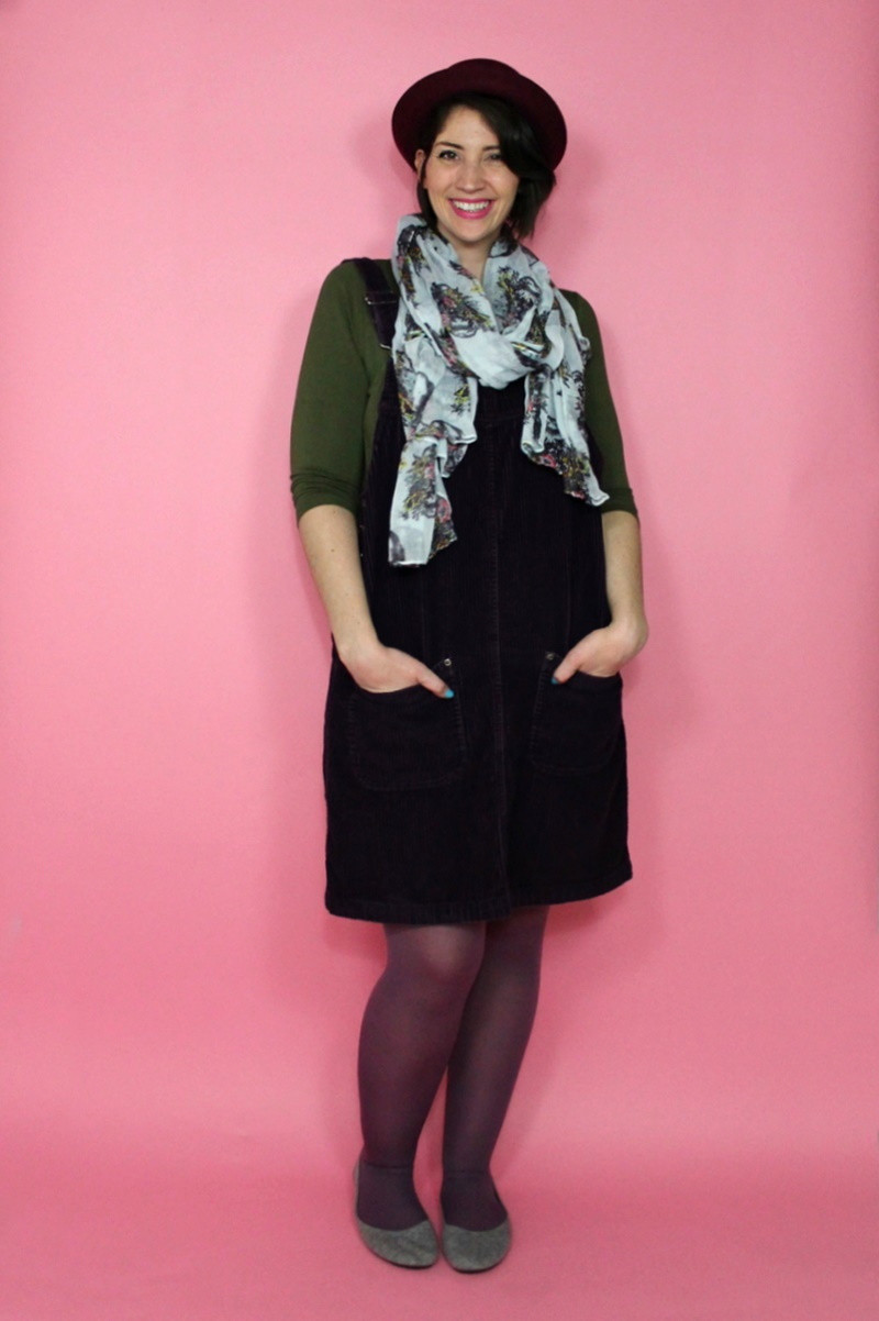 Winter Capsule Wardrobe Challenge hannah rupp the outfit repeater vintage thrifted cute