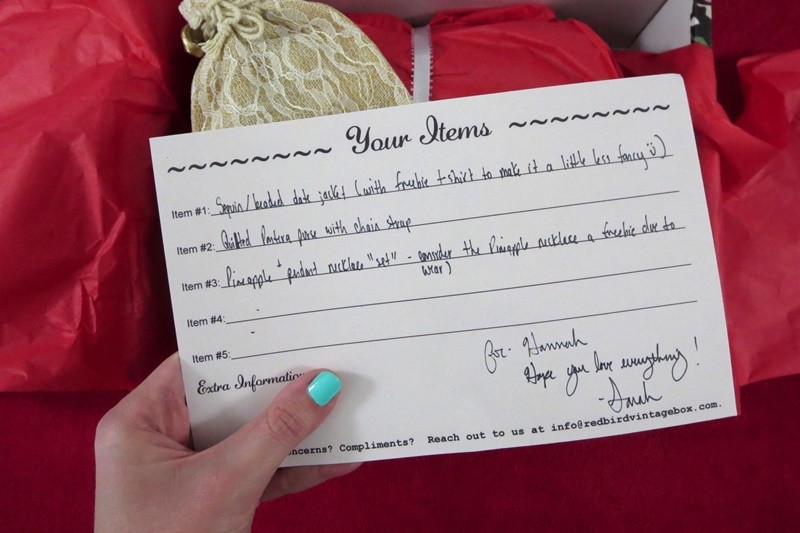 hannah rupp the outfit repeater vintage subscription box service monthly redbird 1980s