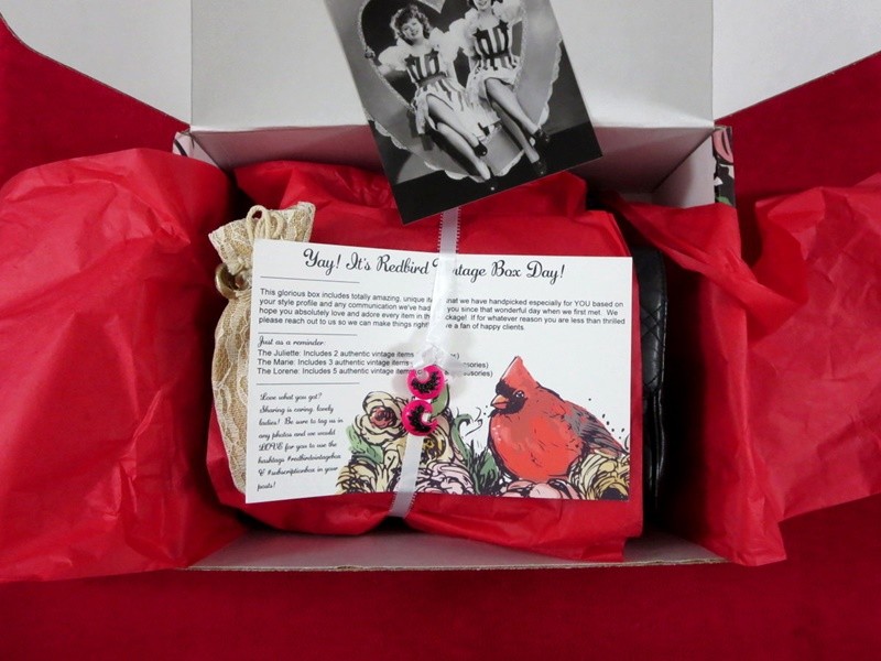 hannah rupp the outfit repeater vintage subscription box service monthly redbird 1980s