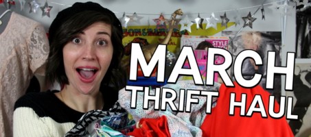 March Thrift Haul + Mini Lookbook + April Thrifting Wishlist!