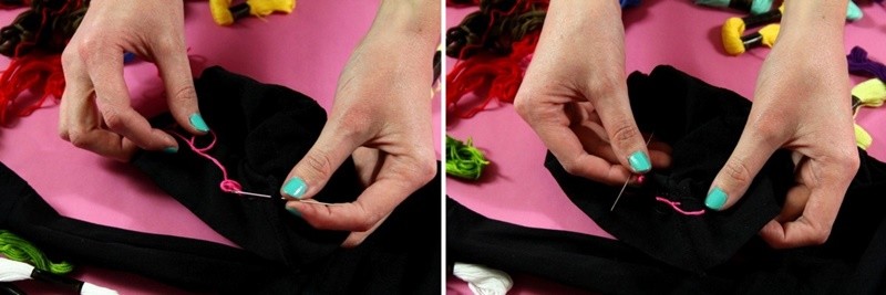 hannah rupp the outfit repeater simple clothing hacks vintage thrifted punk edgy flair enamel pins