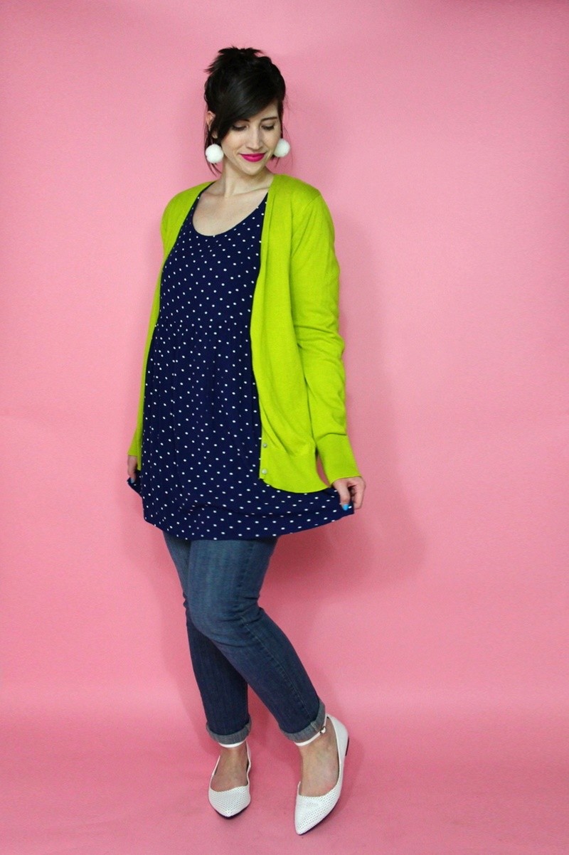 hannah rupp the outfit repeater fashion cute st. patrick's day outfit march 17th thrifted