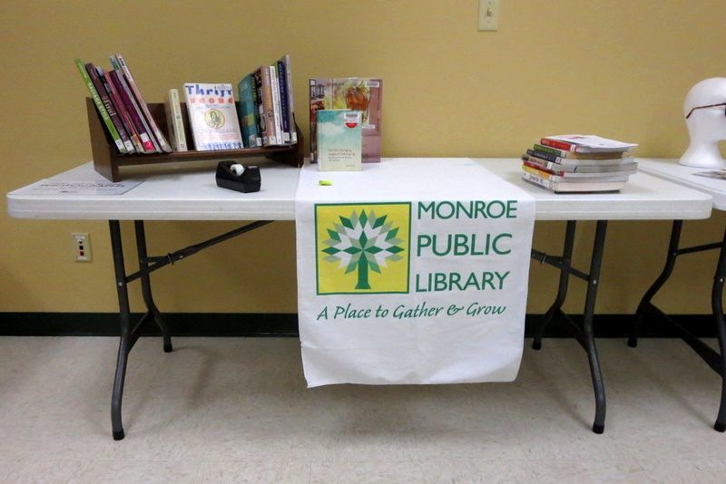 hannah rupp the outfit repeater thrift blog monroe public library program colorful striped dress