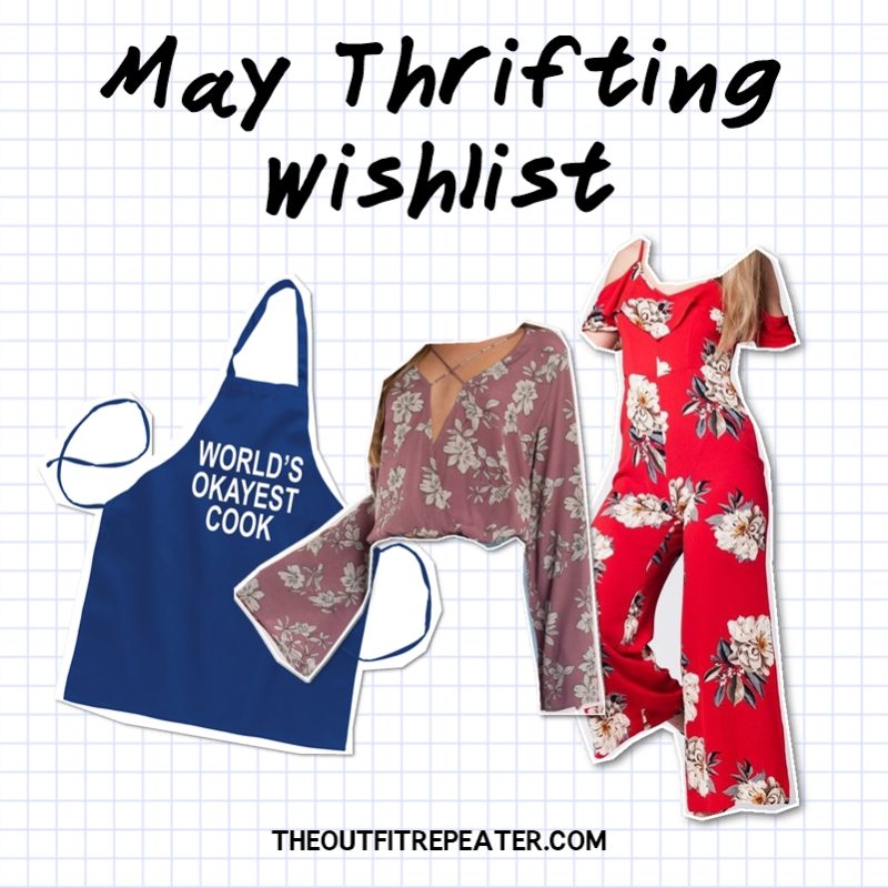 Awesome April Thrift Haul Video + May Thrifting Wishlist