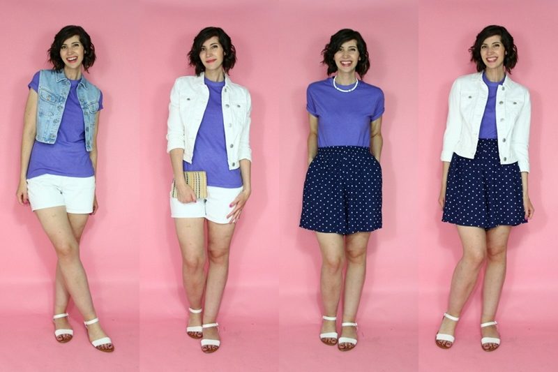 hannah rupp the outfit repeater colorful summer capsule wardrobe challenge