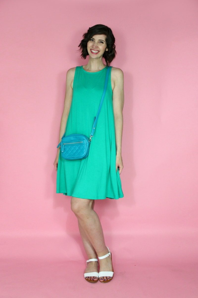 hannah rupp the outfit repeater colorful summer capsule wardrobe challenge