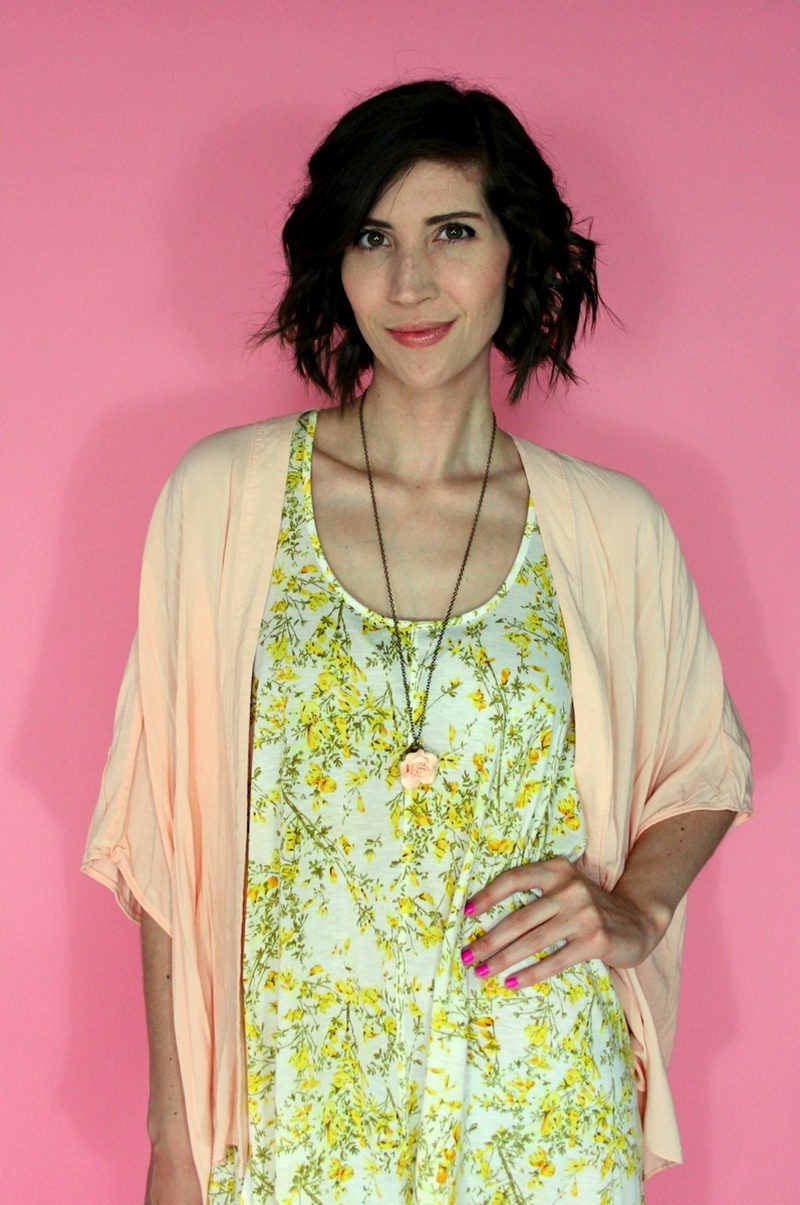 hannah rupp the outfit repeater pink summer outfit idea thrifted style