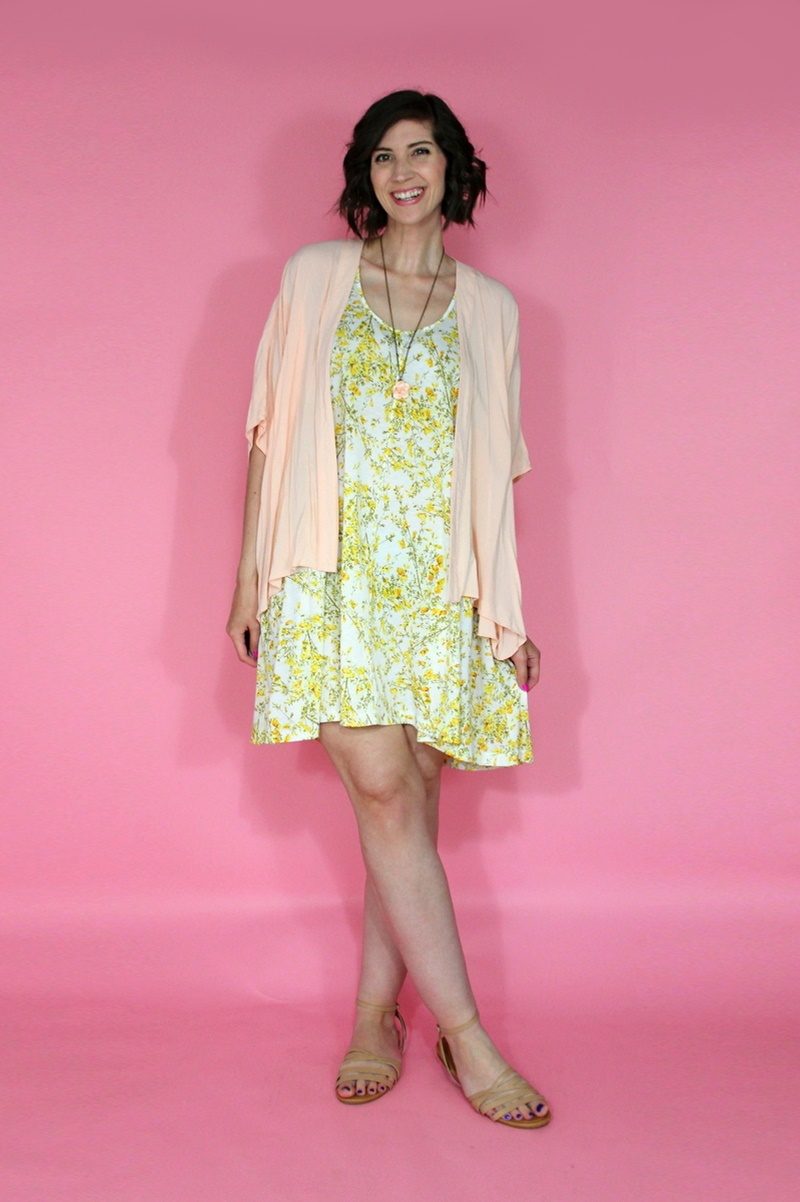 hannah rupp the outfit repeater pink summer outfit idea thrifted style