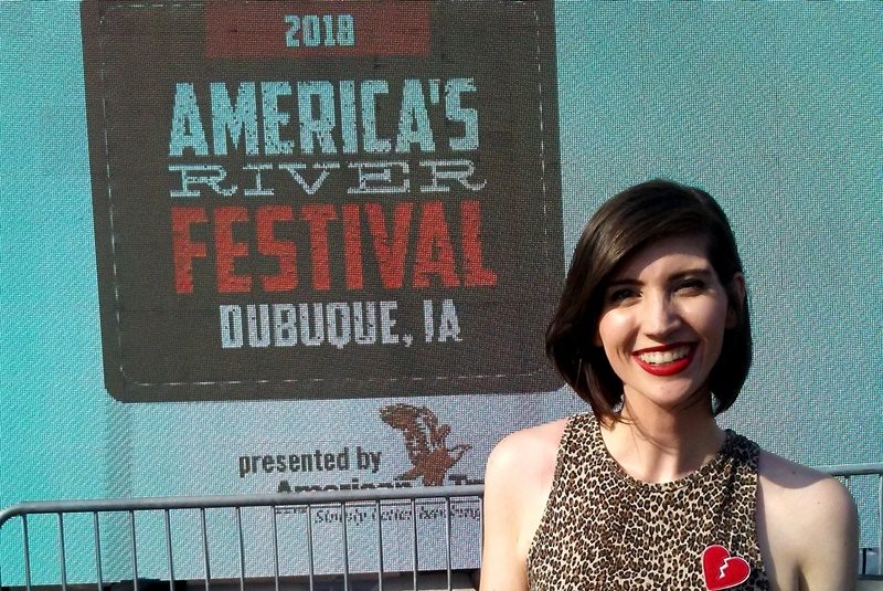 hannah rupp the outfit repeater dubuque iowa outdoor concert rock style fashion festival america's river
