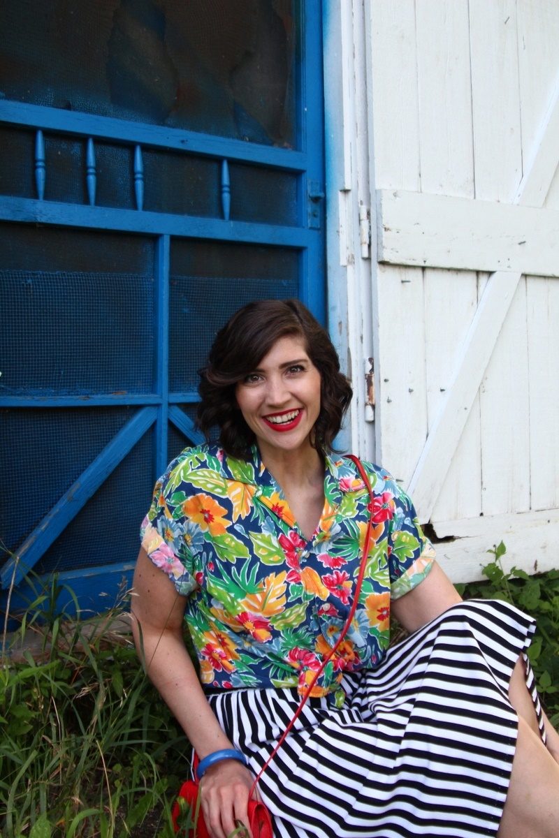 all thrifted outfit secondhand wardrobe day august 2018 hannah rupp the outfit repeater