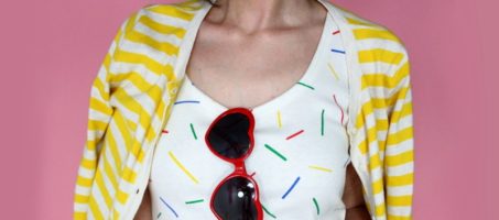 Celebrating The End of Summer in Colorful Stripes